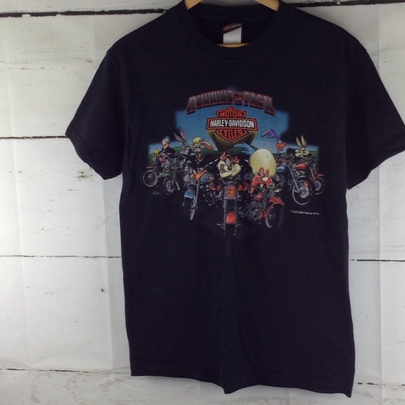 Harley-Davidson Other - Harley-Davidson men's M black Looney Tunes T shirt